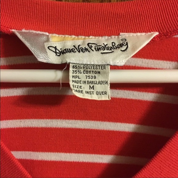 Diane Von Furstenberg striped shirt top - Picture 3 of 4
